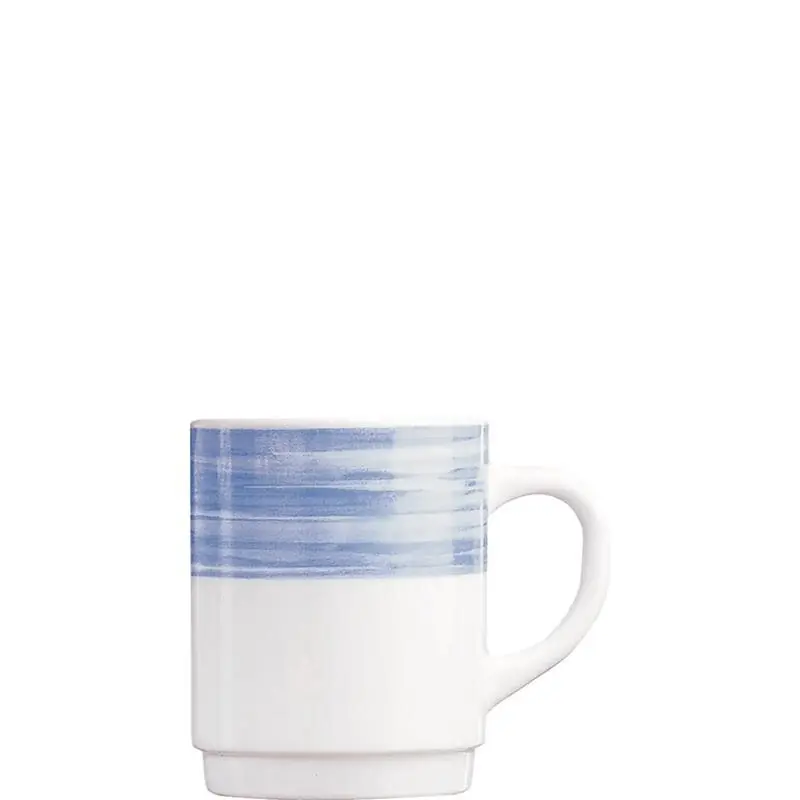 Heißes Angebot Arcoroc, Brush Blue Kaffeebecher, Inhalt: 25 cl