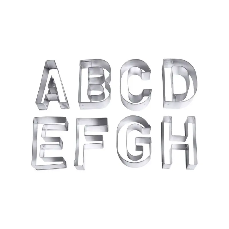 Abverkauf Ausstechformen BUCHSTABEN groß