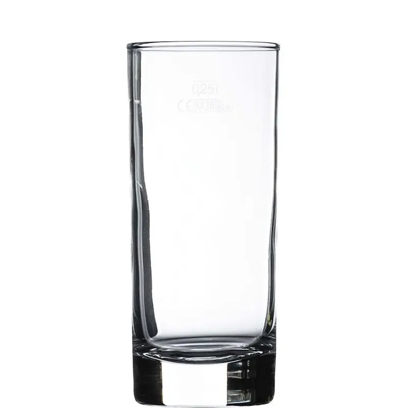 Markenware Islande Longdrinkglas, Inhalt: 29 cl, Füllstrich: 0,25 Liter