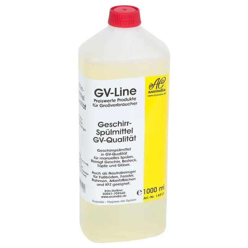 Bestpreis Geschirrspülmittel GV-Line, 1 Liter Flasche