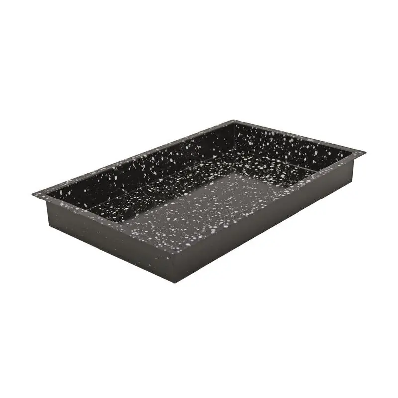 Backblech GN 1/1 Granit-Emaille, Tiefe 60mm, aus emailliertem Stahl Finale Aktion