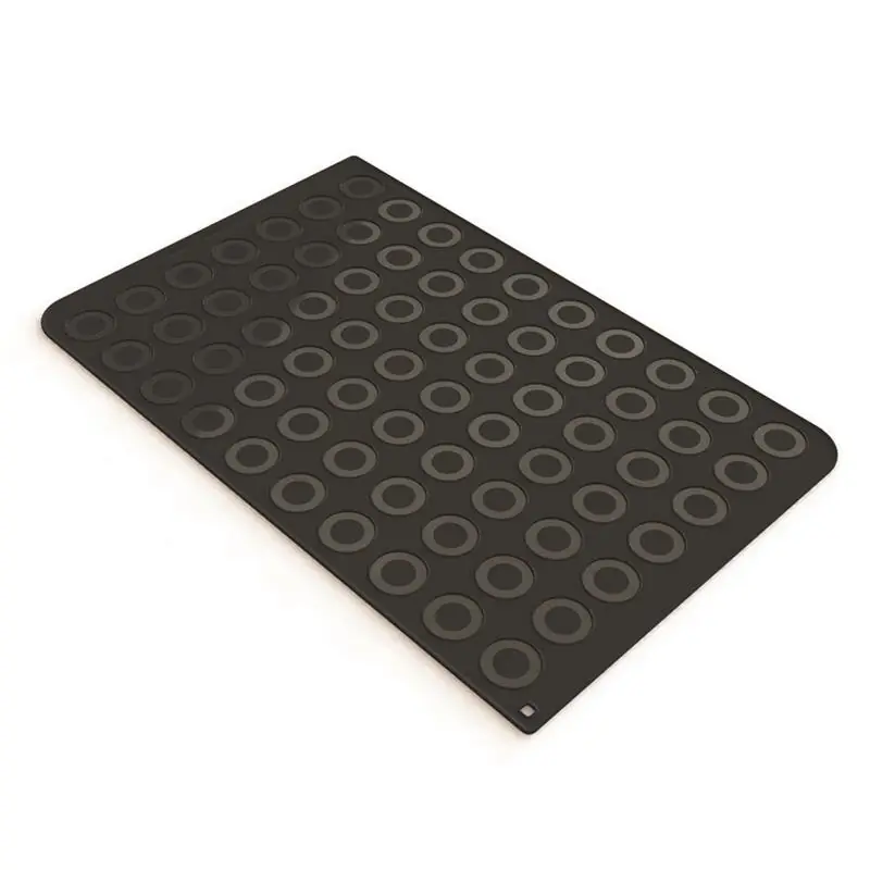Sichere Zahlung Silikonmatte Macarons 600 x 400 mm, h 1,5 mm, Ø 40 mm