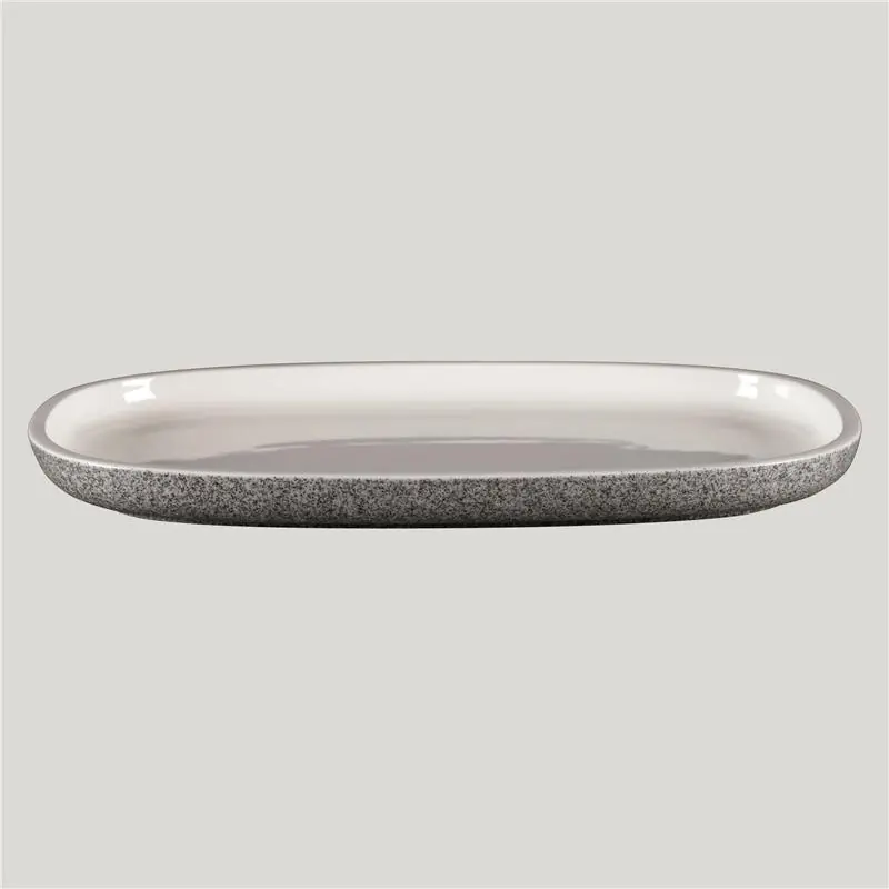 Sonderaktion Rakstone Ease Platte oval dual, L: 30,2 cm, B: 20 cm, H: 2,5 cm