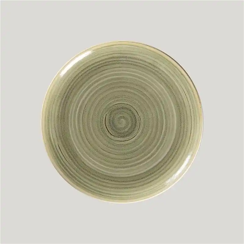 Rakstone Spot Teller flach coup emerald, Ø 24 cm, H: 2,4 cm Neue Kollektion
