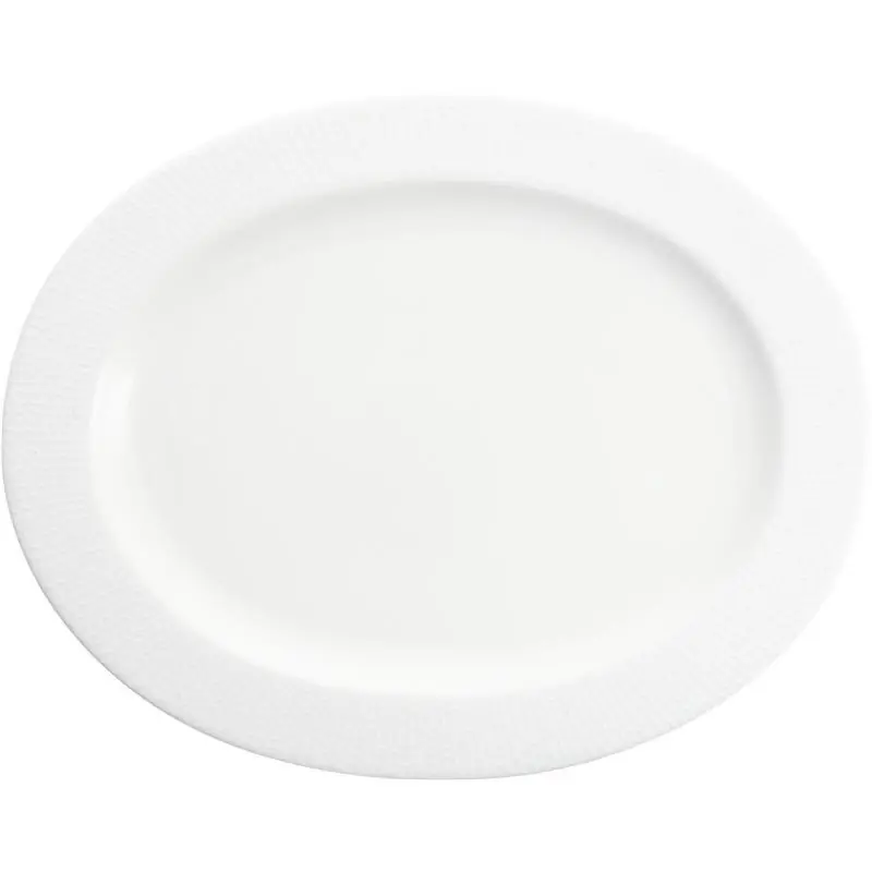Amanda Weiss Platte oval Fahne 31 cm Begrenztes Angebot