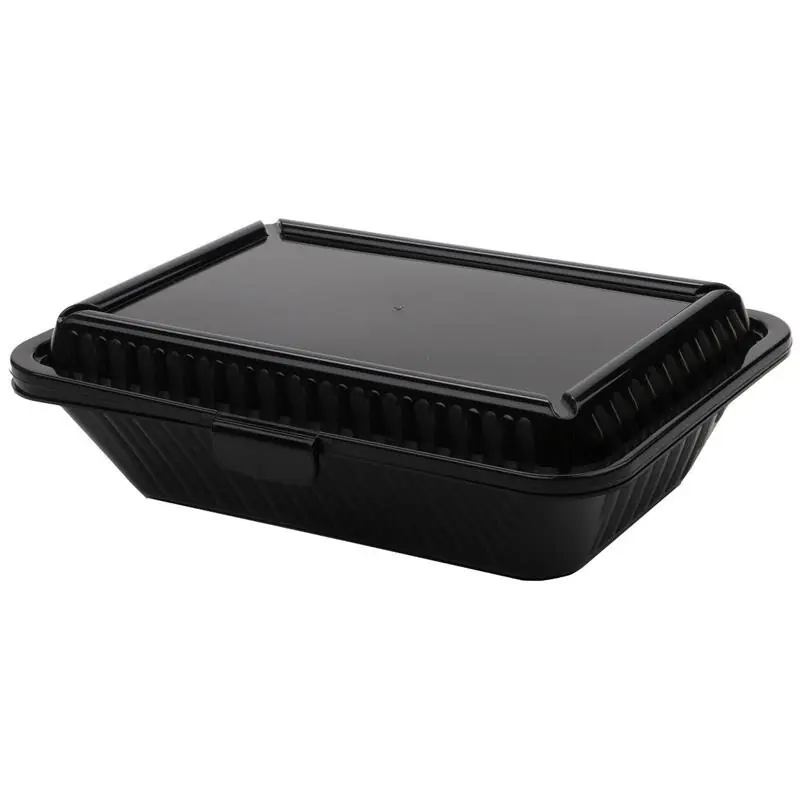 Eco-Takeouts Behälter, schwarz 23,5 x 17 x 7 cm Neue Ware