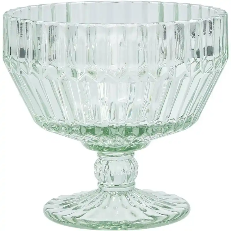 Archie Glasbowl auf Fuss, Inhalt 29,5 cl, Ø 11cm Salbeigrün Finale Aktion