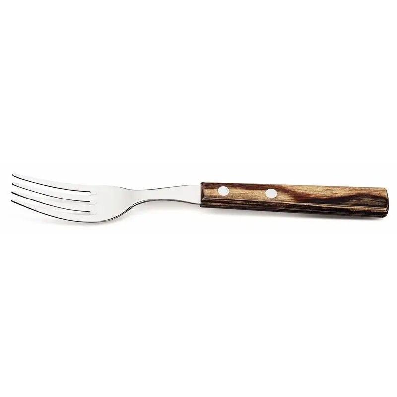 Tramontina Steak-/Pizzagabel mit Holzgriff, braun, Länge: 20 cm Markenprodukt