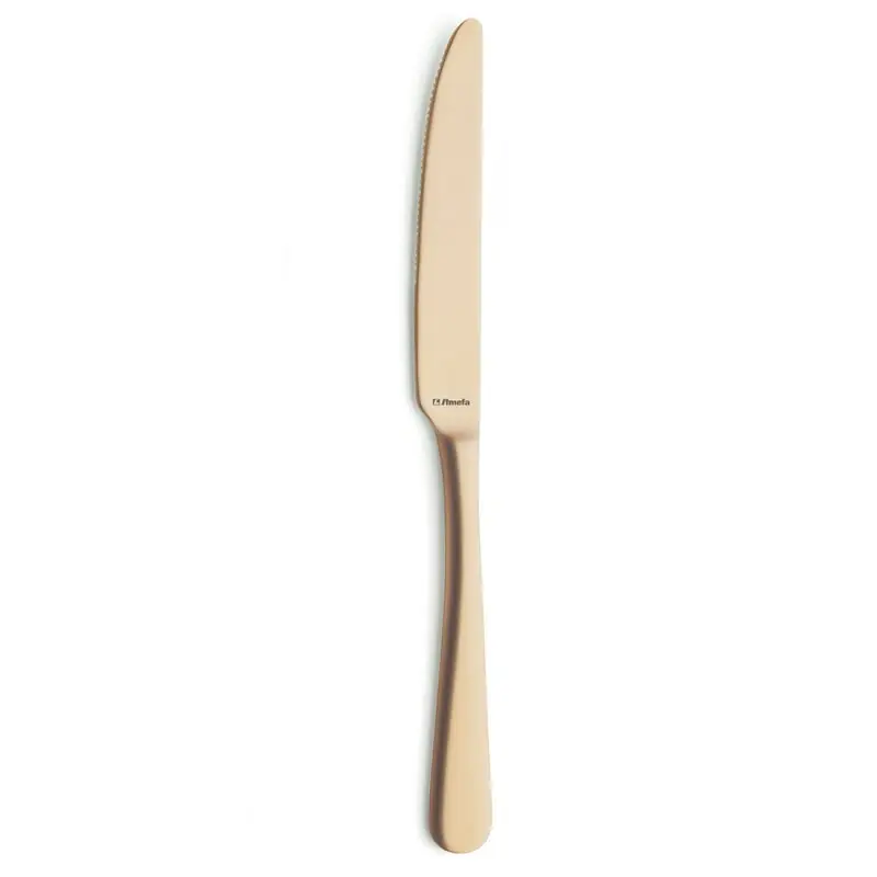 Austin Menümesser Vollheft PVD Gold, Länge: 23,6 cm Schneller Versand