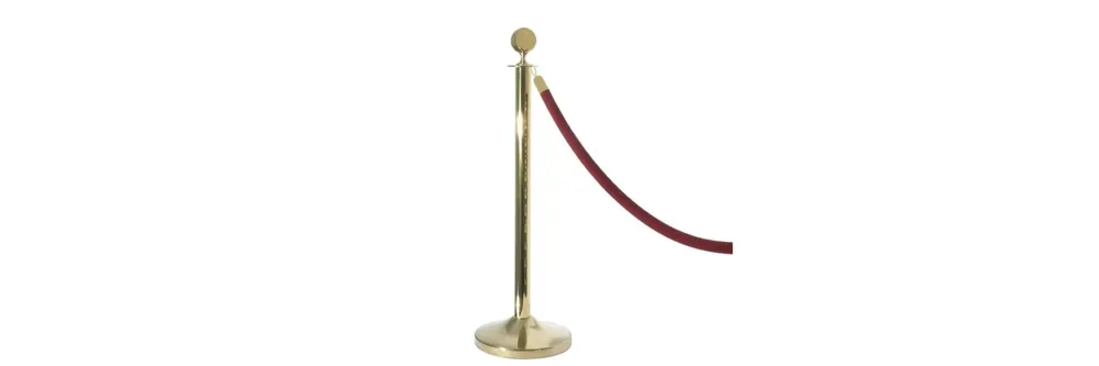 Absperrpfosten Gold Kracherpreis