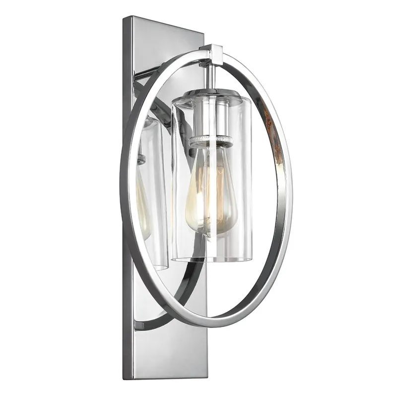 Wandleuchte STRALING Chrom B:46cm Vintage Lampe Finale Aktion