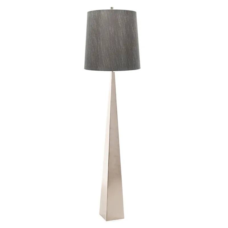 Wohnzimmer Stehlampe Stoff Metall 181cm Modern Design Direktkauf
