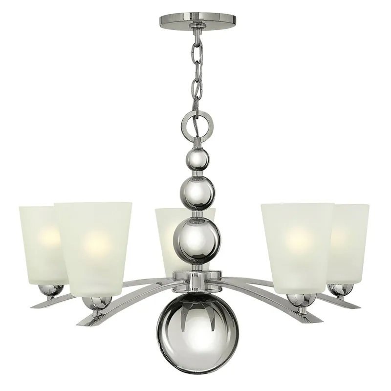 Sonderaktion Kronleuchter ROMINA in Nickel Ø69cm Pendellampe