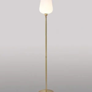 Top-Seller Stehlampe mit Glasschirm Echt-Messing Wohnzimmer