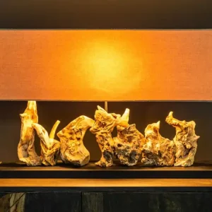 Treibholz Tischlampe PECIOS Modern Design Unikat Begrenztes Angebot
