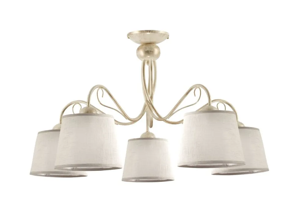 Beliebt Deckenleuchte LOCOLA Ø80cm Stoff Schirm Lampe E27