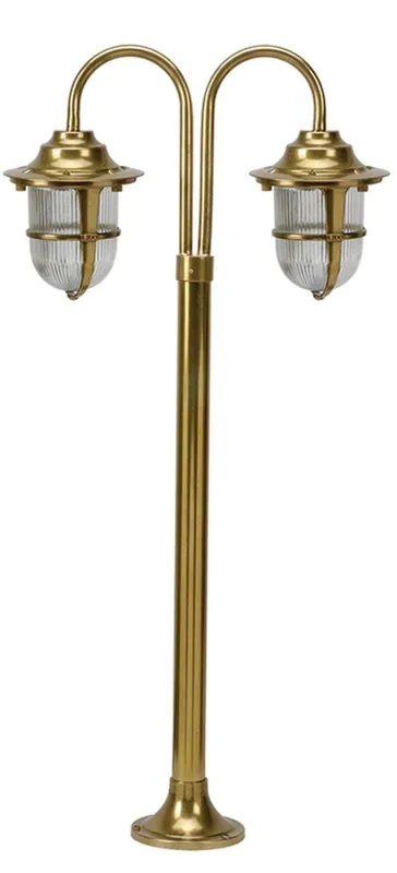 Gartenlampe Messing H:85cm dekorativ außen Maritim Sofort Bestellen