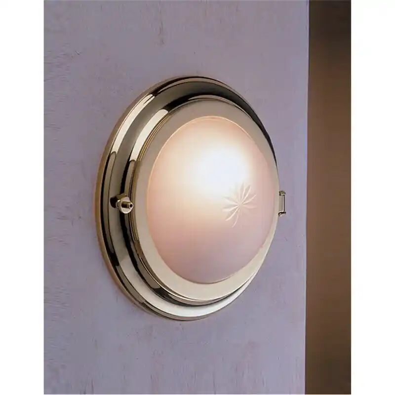 Wochenendangebot LED Lampe Badezimmer Messing 4000K Ø18,5cm URSINO