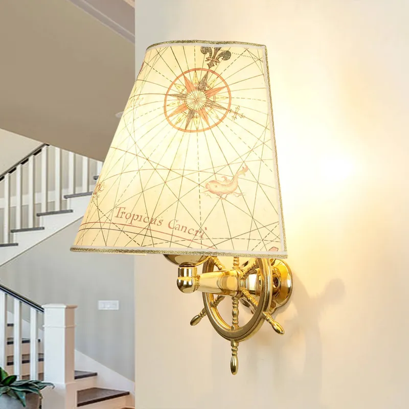 Jetzt Kaufen Wandlampe VELIERO Messing Maritim außergewöhnlich
