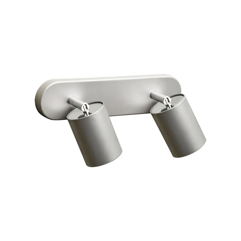 Deckenspot in Silber 2-flmg Billig
