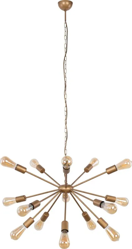 Sale Pendelleuchte Gold 15-flmg Esstisch Lampe ROD