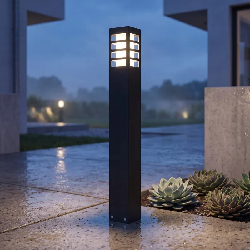 Eckige Wegeleuchte BERINGEN 75cm IP54 wetterfest Angebot