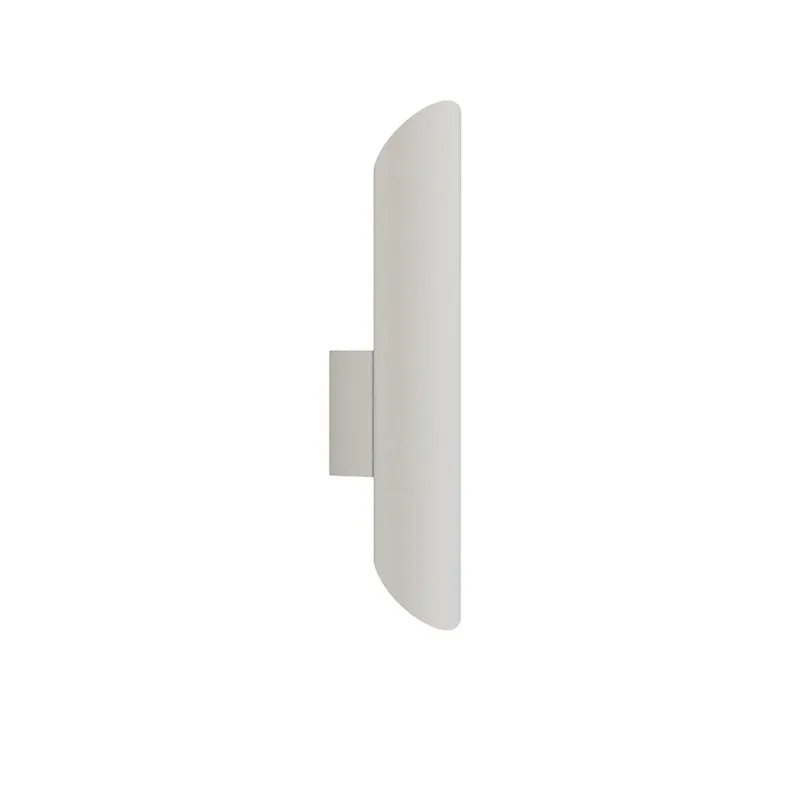Kracherpreis Elegante Wandleuchte Weiß H:33cm schmal 2x GU10