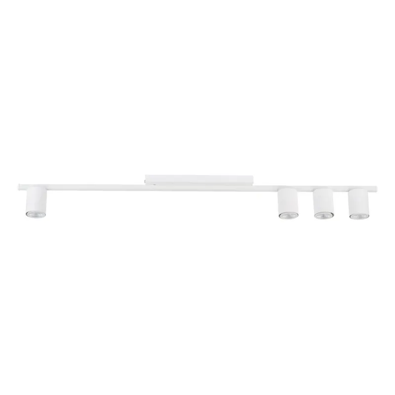 Abverkauf Deckenlampe Metall 3-flammig Weiß 100 cm lang Metall