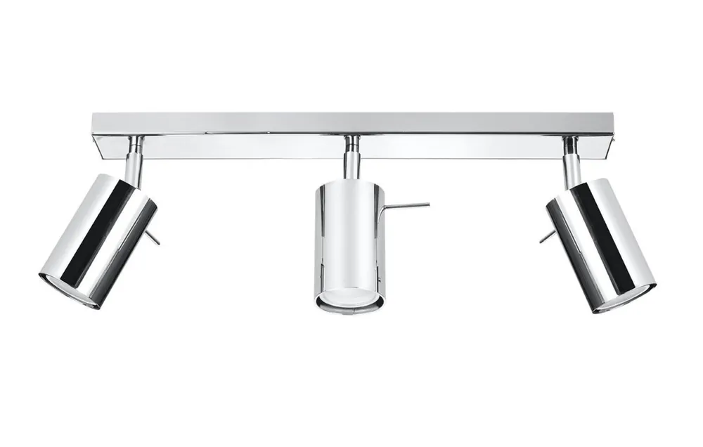 Deckenstrahler ETNA Metall Chrom 3-flammig GU10 Angebot