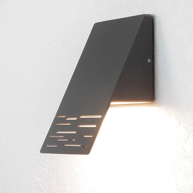 Moderne Außenwandleuchte LED anthrazit Neu