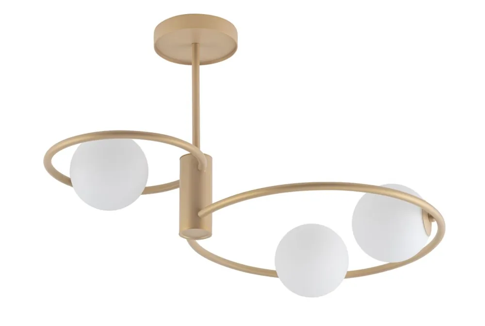 Design Deckenlampe Glas Metall dekorativ G9 wohnlich Bestseller