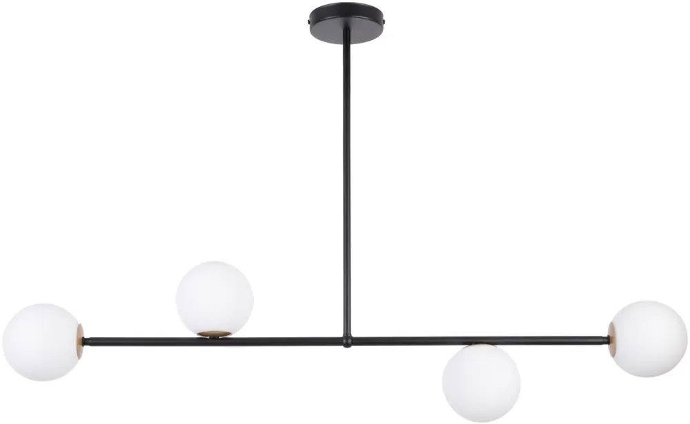 Lange Deckenlampe Glas Metall G9 104 cm wohnlich Direkt Vom Hersteller