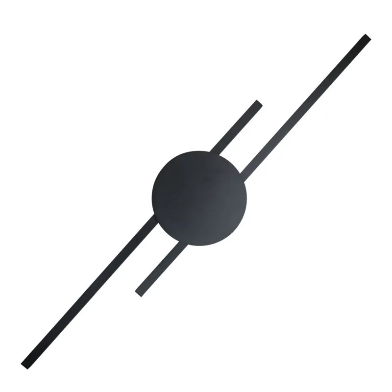 Neue Ware Indirekte Wandlampe LED Schwarz 3000 K Metall 86 cm lang