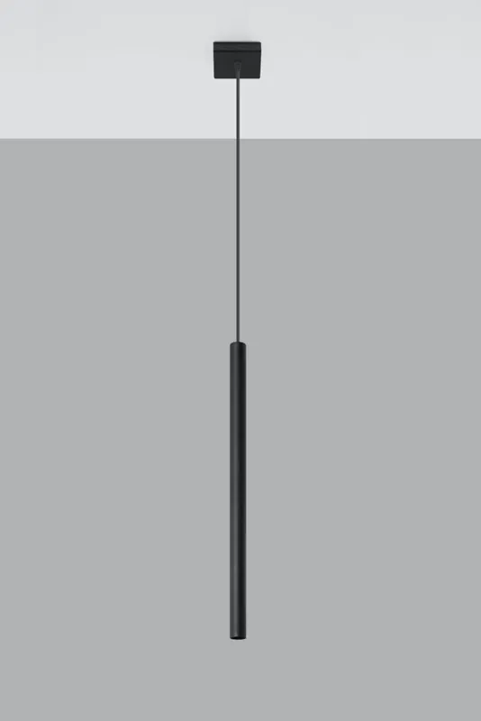 Pendelleuchte Schwarz Metall Ø2,5cm schmal G9 PETERA Bestseller