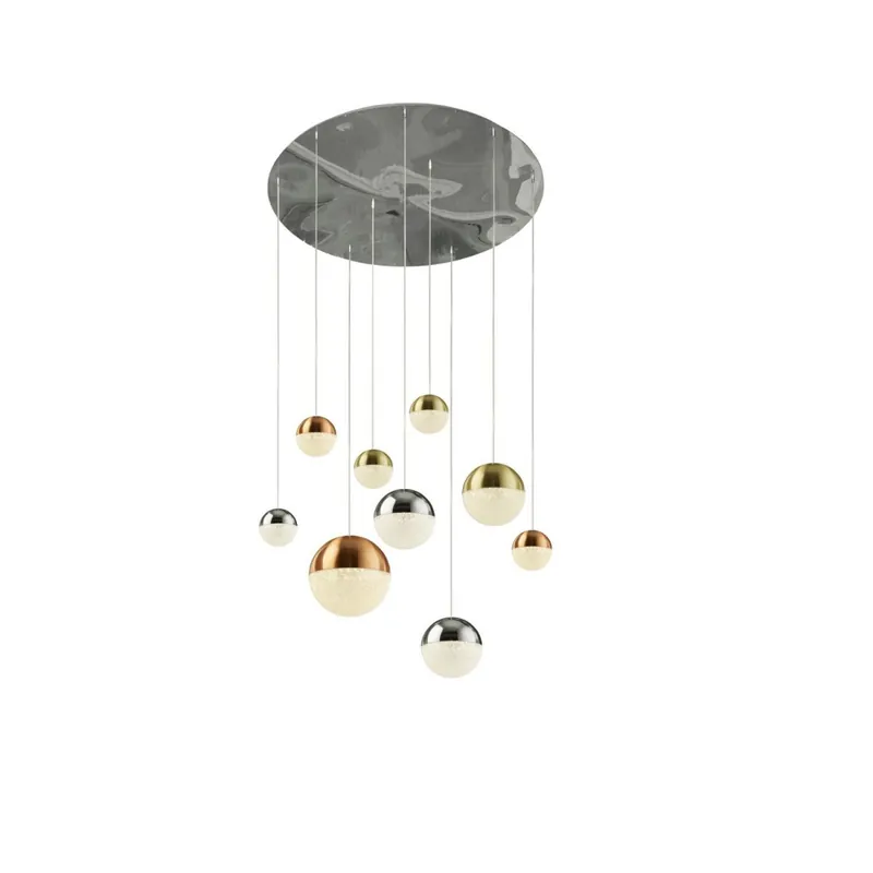 LED Pendelleuchte 4000 K 3992 lm Ø 60 cm rund Echt