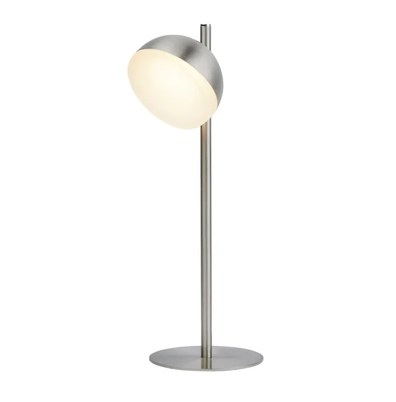 LED Tischleuchte 3000 K 240 lm 35 cm in Silber matt Sichere Zahlung