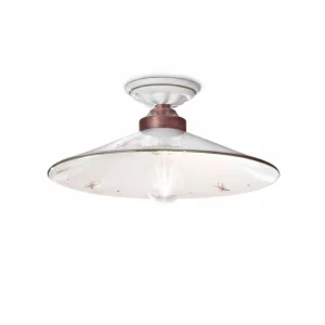 Begrenztes Angebot Deckenleuchte Handarbeit Keramik Ø 35 cm rund E27 CARLA