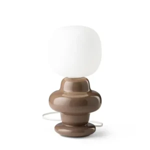 Tischleuchte Keramik Glas E14 17 cm breit 35 cm Retro Must-Have