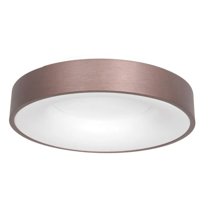 LED Deckenlampe Metall Kunststoff in Bronze Weiß Ø48 cm Preis Gesenkt