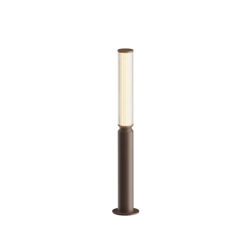 Neue Kollektion Pollerleuchte LED Aluminium Glas 78,5 cm IP65 rund
