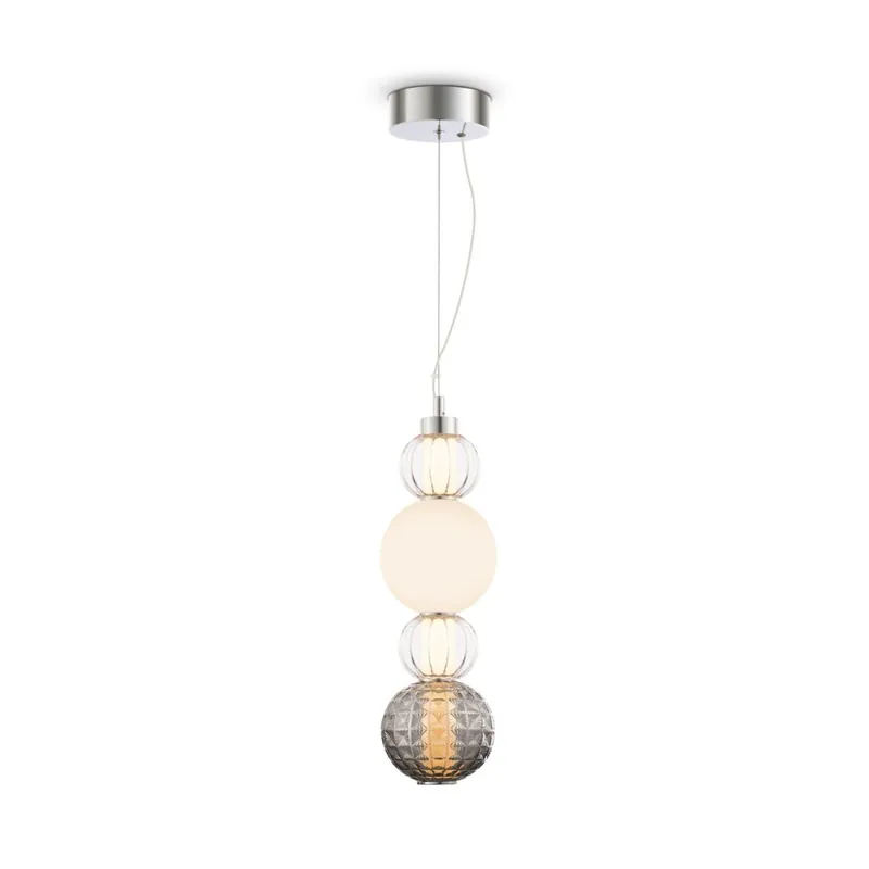 Top-Preis Hängelampe Metall Glas LED 14,7 cm breit H: max. 169 cm
