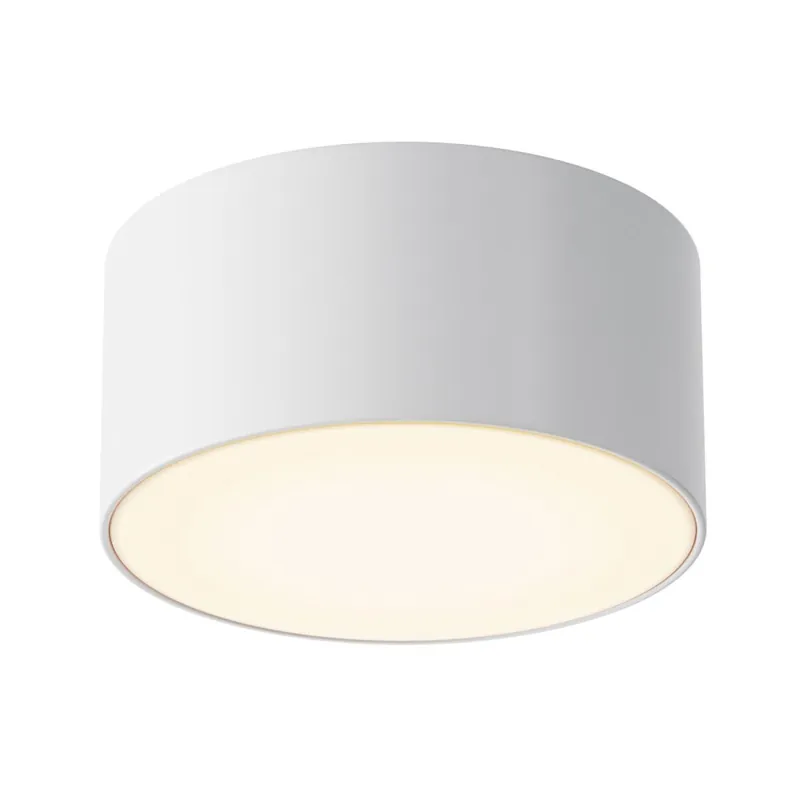 LED Deckenlampe außen Aluminium IP65 D: 12 cm Weiß rund Schnäppchen