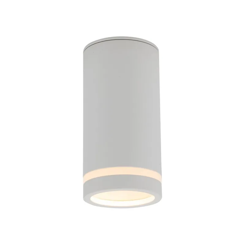 Spot Lampe Decke Metall GU10 Ø 5,5 cm H: 11 cm Aufputz Weiß Letzte Chance