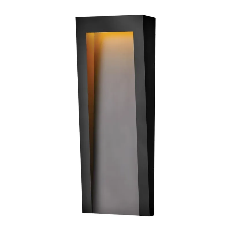Außenlampe Wand LED IP44 H: 61 cm Schwarz eckig warmweiß Begrenztes Angebot