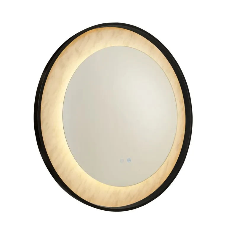 LED Wandlampe dimmbar Glas Metall Touch IP44 Ø80 cm Schnäppchen