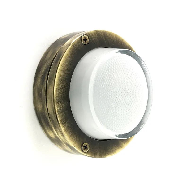 Kellerleuchte Messing Glas G9 IP64 rund D: 14 cm DIANA Preis Gesenkt
