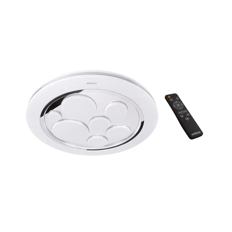 LED Deckenleuchte mit Fernbedienung rund D: 39 cm IP44 Preisknaller