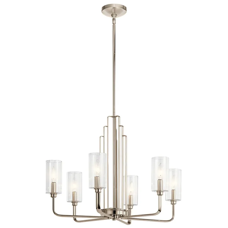 Preis Gesenkt Kronleuchter Art Déco Metall Glas B: 68,6 cm H: max. 169,8 cm