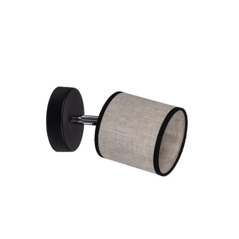 Flexibler Wandstrahler blendarm Stoff E14 H:16 cm klein Neue Ware