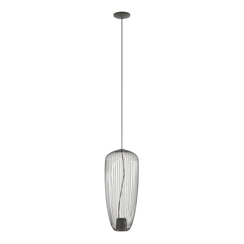 Draht Pendelleuchte Metall Umbra Grau B:27 cm GU10 Nur Heute